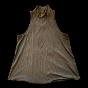 Madison & Berkeley Olive Green Sleeveless Top M NWOT